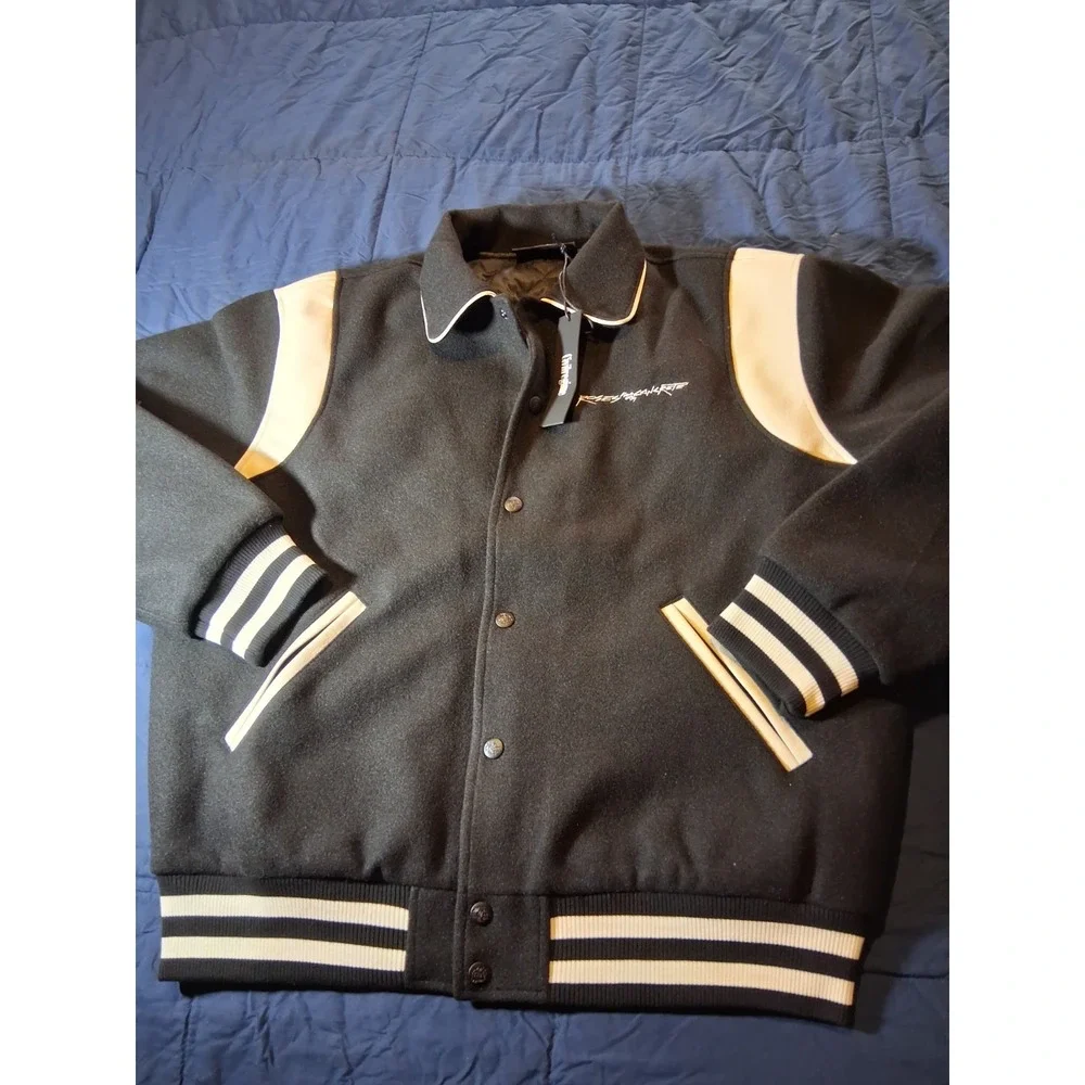 Civil Regime Letterman Jacket Rose From‎ Concrete Size XL NEW WITH TAGS